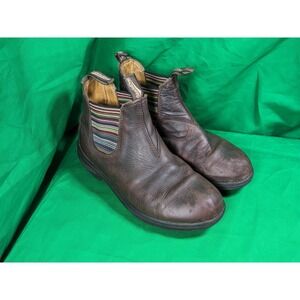 Blundstone Girls Chelsea Boots Brown Leather Ankle AUS 3 / US Womens 5
